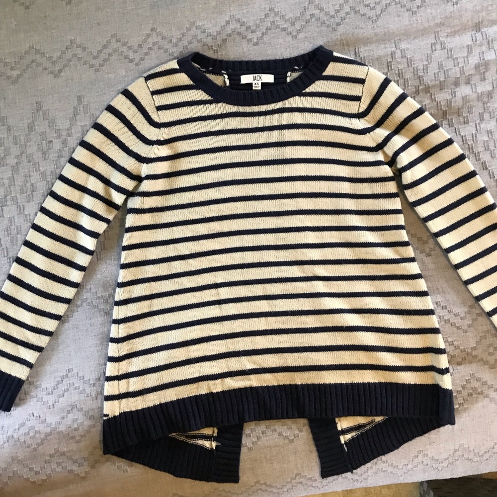 JACK by BB Dakota Leave It Open Split Back Sweater